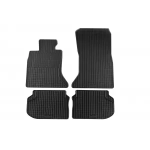 image-77-Specific rubber mats suitable for BMW 5 Series F10 sedan, F11 wagon 2010-2017, 4-piece set, black color