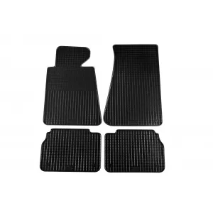 image-78-Specific rubber mats suitable for BMW 5 Series E34 1988-1996, 4-piece set, black color