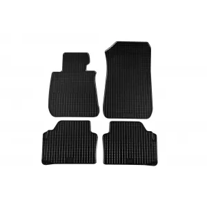 image-6-Specific rubber mats suitable for BMW 3 Series E90 sedan, E91 wagon 2005-2012, E92 coupe 2006-2013, 4-piece set, black color