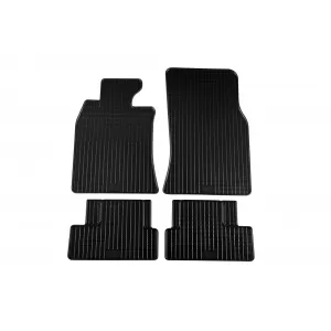 Specific rubber mats suitable for Mini One, Cooper 2006-2014, 4-piece set, black color