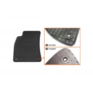 Mochete din cauciuc specifice, potrivite pentru Audi A5 coupe, S5 2007-2017, A5 cabrio 2009-2017, set de 4 piese, culoare neagră-image-6213211