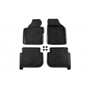 image-18-Specific rubber mats suitable for VW Touran 2003-2015, 4-piece set, black color