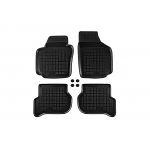 image-21-Specific rubber mats suitable for VW Golf V Plus 2005-2014, Skoda Yeti 2009-2017, 4-piece set, black color