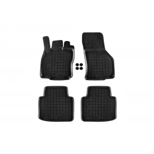 image-38-Specific rubber mats suitable for VW Arteon after 2017, 4-piece set, black color