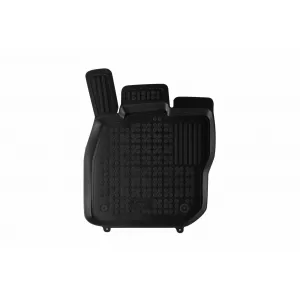 Specific rubber mats suitable for VW Golf VIII hatchback System Mild Hybrid after 2019, 4-piece set, black color-image-6213432