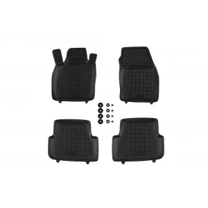 image-44-Specific rubber mats suitable for Volkswagen Taigo after 2021, 4-piece set, black color
