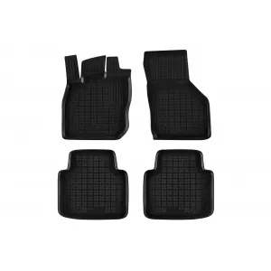 image-45-Specific rubber mats suitable for Volkswagen Passat B9 wagon, ETSI, TDI, 2x4 after 2023, 4-piece set, black color