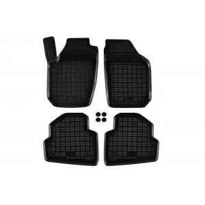 Mochete din cauciuc specifice, potrivite pentru Skoda Fabia 2007-2014, set de 4 piese, culoare neagră-image-6213497