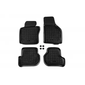 image-53-Specific rubber mats suitable for Skoda Octavia 2004-2013, VW Golf V 2003-2009, Golf VI 2008-2013, Jetta 2005-2011, Scirocco 2008-2017, 4-piece set, black color