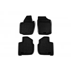 image-55-Specific rubber mats suitable for Skoda Rapid, Seat Toledo 2012-2019, 4-piece set, black color