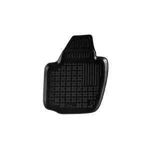 Specific rubber mats suitable for Skoda Rapid, Seat Toledo 2012-2019, 4-piece set, black color-image-6213516