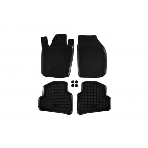 image-57-Specific rubber mats suitable for Skoda Fabia after 2014, 4-piece set, black color