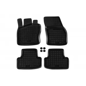 image-60-Specific rubber mats suitable for Skoda Karoq after 2017, 4-piece set, black color