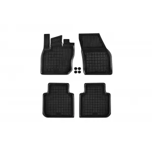 image-65-Specific rubber mats suitable for Skoda Kodiaq after 2024, 4-piece set, black color
