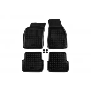 image-69-Specific rubber mats suitable for Audi A6 sedan, wagon 2004-2008, A6 Allroad 2006-2011, 4-piece set, black color