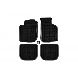 image-71-Specific rubber mats suitable for Audi A3 1996-2003, 4-piece set, black color