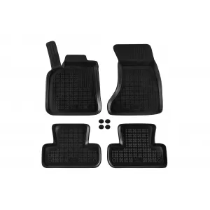 image-72-Specific rubber mats suitable for Audi Q5 2008-2017, 4-piece set, black color
