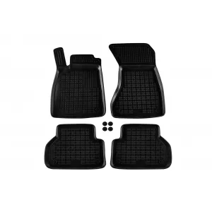 image-1-Specific rubber mats suitable for Audi A4 B9, A5 Sportback after 2015, 4-piece set, black color
