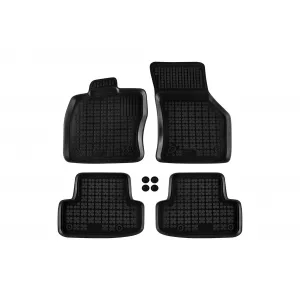 image-2-Specific rubber mats suitable for Audi Q2 after 2016, 4-piece set, black color