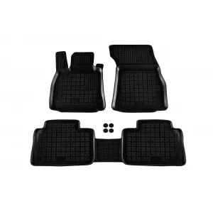 image-6-Specific rubber mats suitable for Audi E-tron after 2018, 3-piece set, black color