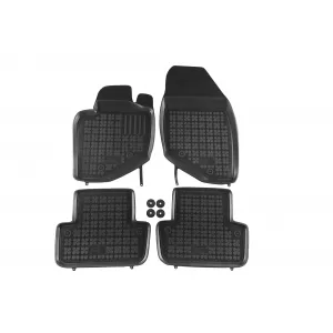 image-8-Specific rubber mats suitable for Volvo S60 2001-2009, V70, XC70 1999-2007, 4-piece set, black color