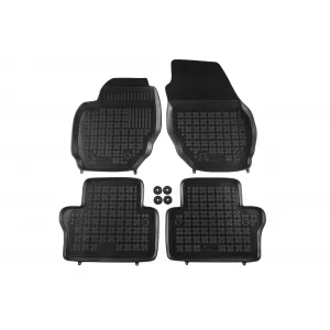 image-12-Specific rubber mats suitable for Volvo V70, XC70 2007-2016, S80 2006-2016, 4-piece set, black color