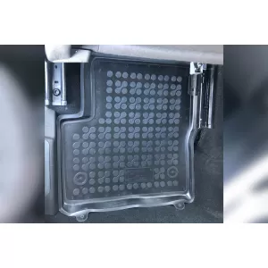 Specific rubber mats suitable for Opel Corsa D 2006-2014, Corsa 2014-2019, 4-piece set, black color-image-6213801