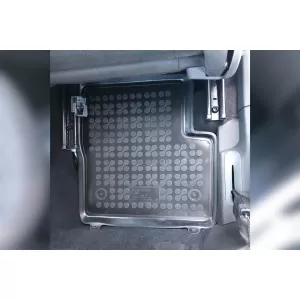Specific rubber mats suitable for Opel Corsa D 2006-2014, Corsa 2014-2019, 4-piece set, black color-image-6213802