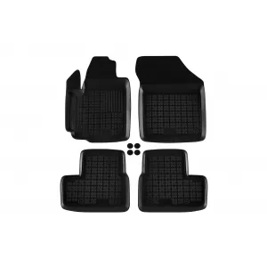 image-28-Specific rubber mats suitable for Opel Agila 2008-2014, 4-piece set, black color