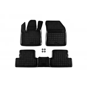 image-36-Specific rubber mats suitable for Opel Grandland X after 2017, 3-piece set, black color