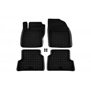 image-42-Specific rubber mats suitable for Ford Focus 2005-2011, 4-piece set, black color