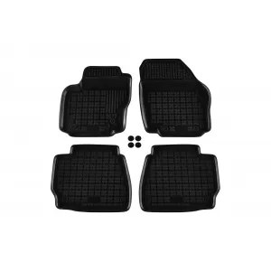 image-43-Specific rubber mats suitable for Ford Mondeo 2007-2014, 4-piece set, black color