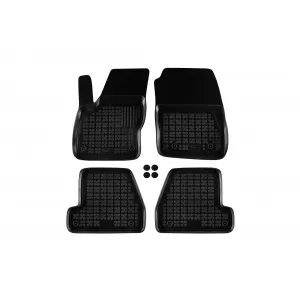 image-49-Specific rubber mats suitable for Ford Focus 2011-2018, 4-piece set, black color