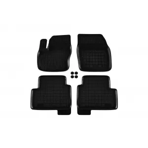 image-51-Specific rubber mats suitable for Ford Kuga 2012-2019, 4-piece set, black color