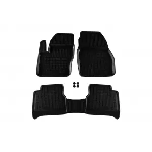 image-52-Specific rubber mats suitable for Ford Tourneo Connect, Transit Connect 2013-2023, 3-piece set, black color