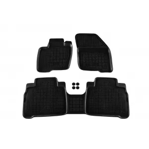 image-56-Specific rubber mats suitable for Ford Galaxy, S-Max after 2015, 3-piece set, black color