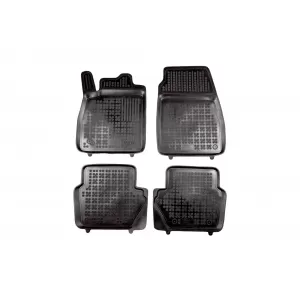 image-58-Specific rubber mats suitable for Ford Ecosport after 2012, Fiesta after 2016, Puma, Puma Hybrid after 2019, 4-piece set, black color