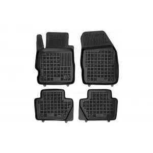 image-61-Specific rubber mats suitable for Ford Ka, Ka+ 2016-2019, 4-piece set, black color