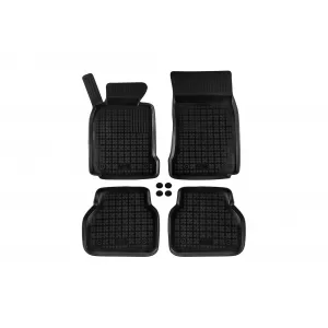 image-79-Specific rubber mats suitable for BMW 5 Series E39 1995-2004, 4-piece set, black color