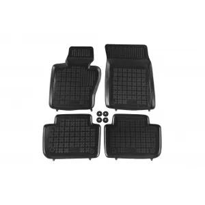 image-2-Specific rubber mats suitable for BMW X3 E83 2003-2010, 4-piece set, black color