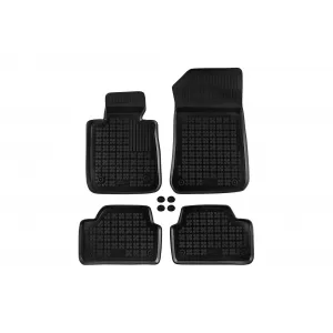 image-7-Specific rubber mats suitable for BMW 1 Series E87 2004-2011, F20 2011-2019, 5 doors, 4-piece set, black color