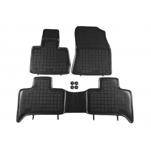image-14-Specific rubber mats suitable for BMW X5 E53 1999-2006, 3-piece set, black color