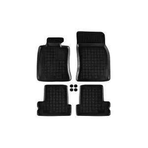 image-19-Specific rubber mats suitable for Mini One, Cooper 2001-2013, 4-piece set, black color