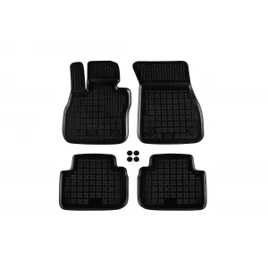 image-28-Specific rubber mats suitable for BMW 1 Series F40, Series 2 F44 Gran Coupe after 2019, 4-piece set, black color