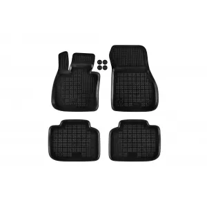 image-34-Specific rubber mats suitable for BMW X2 U10 after 2023, 4-piece set, black color