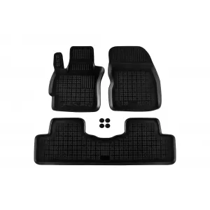 image-39-Specific rubber mats suitable for Mazda 5 2005-2015, 3-piece set, black color