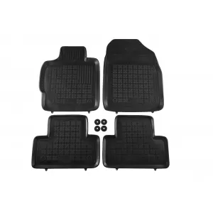 image-40-Specific rubber mats suitable for Mazda CX-7 2006-2009, 4-piece set, black color
