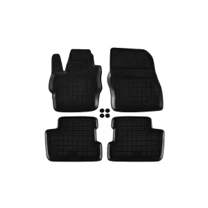 image-41-Specific rubber mats suitable for Mazda 3 2009-2013, 4-piece set, black color