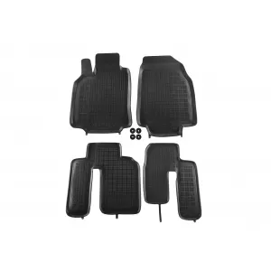 image-44-Specific rubber mats suitable for Mazda CX-9 2007-2015, 4-piece set, black color
