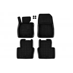 image-49-Specific rubber mats suitable for Mazda 2 2014-2023, 4-piece set, black color